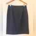 J. Crew Skirts | J Crew Wool Pencil Skirt Black Size 4 | Color: Black | Size: 4