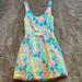 Lilly Pulitzer Dresses | Lilly Pulitzer | Floral Posey Dress Fit & Flare Multicolored Size 8/M | Color: Green/Pink | Size: 8