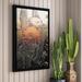 Union Rustic Prickley Desert Flora by Linda Parker Graphic Art on Canvas in Gray/Green/Orange | 24 H x 16 W x 2 D in | Wayfair BNRS4111 38253198