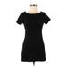 H&M Casual Dress - Mini: Black Solid Dresses - Women's Size 4