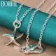 DOTEFFIL – collier pendentif étoile de mer en argent Sterling 925 chaîne de 18 à 30 pouces pour