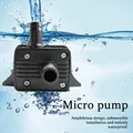 Pompe de fontaine étanche sans balais Mini filtre à eau Submersible 5V 12V 4.2W 240L/H débit