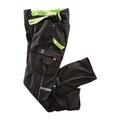 Terrax Workwear - Pantalon en Softshell Workwear taille 60 noir/limette 100 % pes