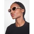 Michael Kors Empire Oval Sunglasses Brown One Size