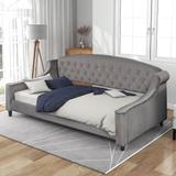 Twin Modern Luxury Tufted Button Daybed