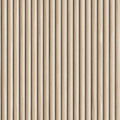 Tempaper Reeded Wood Peel and Stick Wallpaper - 28 sq. ft.