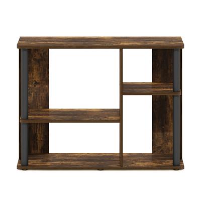 Furinno Classic TV Stand with Plastic Poles for TV up to 40-Inch