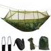 Aosijia Double Camping Hammock with Mosquito Net Bug-Free Camping Backpacking & Survival Outdoor Hammock Tent Reversible Integrated Lightweight Ripstop Nylon