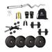 anythingbasic. PVC 10 Kg Home Gym Set with One 3 Ft Curl and One Pair Dumbbell Rods with Gym Accessories Gym Set