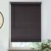 MOOD Architectural Faux Wood Window Blinds | driftwood dark brown 2 inch Expresso wooden blinds | 48.5 inch wide blinds for windows | Custom Made Cordless Blackout | Espresso | 48.5 Wide x 72 Tall