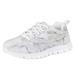 Pzuqiu Girls Boys Tennis Shoes Marble Print Simple Lightweight Sneakers Size 3 for Child Breathable Running Walking Outdoor