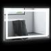 kleankin Bathroom Mirror with LED Dimmable Vanity Mirror 39.25 x 23.5
