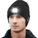 Zukuco LED Bluetooth Beanie Hat with Light Music Beanie Hat Rechargeable Headlamp Knitted Beanie for Men Women Dad