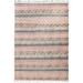 Casavani Pure Cotton Geometric Yoga Area Rug Pink 2.6x4 feet