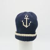 Pre-owned Gap Boys Navy Winter Hat size: 0-6 Months