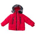 Toddler Kids Baby Girls Boys Winter Coats Thicken Collar Hoodie Down Jacket Windproof Snowsuit Clothes Outerwear For 6-12 Months