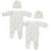 Bambini Layette Unisex Closed-toe Sleep & Play with Caps (Pack of 4 )