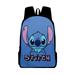 Stitch Lilo and Stitch Backpack Kids 16 Multi-Color Tie-Dye Back