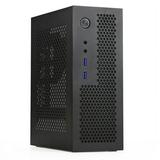 A09 HTPC Computer Case Mini ITX Gaming PC Chassis Desktop Chassis USB3.0 Computer Case Home Computer Case Black