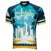 Cycling jersey LA Los Angeles Skyline Short sleeve 19 zip men s