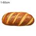 LIWEN 3D Simulate Ham Butter Sesame Bread Model Stuffed Doll Back Cushion Home Decor