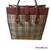 Burberry Bags | Authentic Burberry Nova Check Tote | Color: Cream/Red | Size: Os