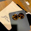 J. Crew Jewelry | J.Crew Tortoise Shell "Buttons Earrings! Lightweight And Gorgeous! Classic | Color: Black/Brown | Size: Os