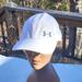 Under Armour Accessories | Ladies White Under Armour Cap, Light Weight, Velcro Closure | Color: Silver/White | Size: Os