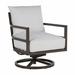 Summer Classics Santa Barbara Swivel Patio Chair | 34.25 H x 28.75 W x 36 D in | Wayfair 404831+C8996343N