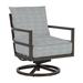 Summer Classics Santa Barbara Swivel Patio Chair | 34.25 H x 28.75 W x 36 D in | Wayfair 404831+C8994325W4325