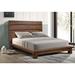 Loon Peak® Dior Low Profile Platform Bed Wood in Brown | 54.25 H x 82.75 W x 97.5 D in | Wayfair 885113827C694518BDB8CDA9F4C29D17