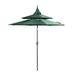 Arlmont & Co. Beshears 108" Market Umbrella Metal in Green | 115.2 H x 108 W x 108 D in | Wayfair 6EE9D642AA0C467CA747C234B6381AD1