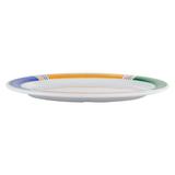 Latitude Run® G.E.T. A85E0BAED9BC4D159A63F37A545E576E Melamine Oval Serving Platter/Dinner Plate, 9.75" X 7.25" Melamine, in White | Wayfair