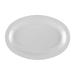 G.E.T. OP-610-MIX Melamine Oval Serving Platter Melamine, Ceramic in White | 1 H x 6.75 W x 10 D in | Wayfair OP-610-W