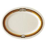 G.E.T. OP-950-FP Melamine Oval Serving Platter/Dinner Plate, 9.75" X 7.25" Melamine, Ceramic in Green | 1 H x 7.25 W in | Wayfair