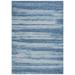 Blue/Gray 132 x 96 x 0.2 in Indoor/Outdoor Area Rug - Dovecove Courtyard 8526 Area Rug In Grey/Blue | 132 H x 96 W x 0.2 D in | Wayfair