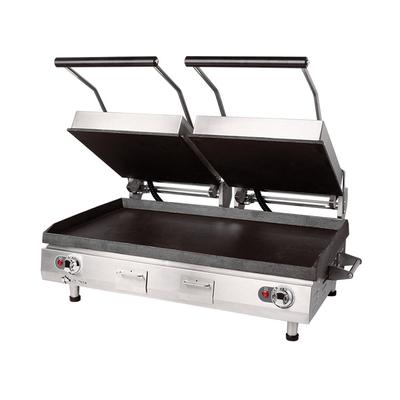 Star PSC28IE Pro-Max 2.0 Double Commercial Panini Press w/ Cast Iron Smooth Plates, 240v/1ph, Stainless Steel