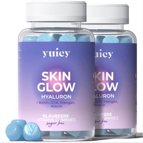 yuicy Skin Glow – Haut, Haare Nägel Gummies 120 St Fruchtgummi