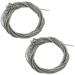 8 Pcs Stainless Steel Bass Strings Parts Accessories Silver Plated Gauge Bass Accessories