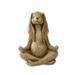Meditating Zen Yoga Rabbit Garden Decorations Rabbit Garden Resin Statue Garden Meditation Sculpture Resin Animal Yoga Figurine