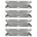 4-Pack BBQ Grill Heat Shield Plate Tent Replacement Parts for Presidents Choice PC10011016 - Compatible Barbeque Stainless Steel Flame Tamer Flavorizer Bar Vaporizer Bar Burner Cover 15