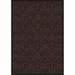 Joy Carpets 1755D-02 Any Day Matinee Damascus Rectangle Theater Area Rugs 02 Brown - 7 ft. 8 in. x 10 ft. 9 in.