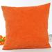 Wozhidaoke Pillow Covers Pillow Case Sofa Waist Throw Cushion Cover Home Decor Fall Pillow Covers Throw Pillow Covers Orange 22*22*3.5 Orange