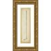 Harper Ethan 11x32 Gold Ornate Wood Framed with Double Matting Museum Art Print Titled - Vintage Golf Clubs I
