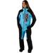 FXR Womens Recruit F.A.S.T. Insulated Monosuit Black Sky Blue Electric Pink - 6 232913-1053-06