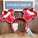 Disney Accessories | New Disney Parks Cookie Christmas Holiday Mickey Minnie Mouse Ears Headband 2021 | Color: Red | Size: Os