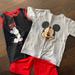 Disney Matching Sets | 3 Piece Disney Short Set | Color: Black/Red | Size: 6b