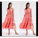 Anthropologie Dresses | Anthropologie Maeve Tiered Maxi Dress Size 4 | Color: Orange | Size: 4