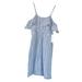 Jessica Simpson Dresses | Nwt Jessica Simpson Girls Navy Gray Stripe Casual Summer Dress | Color: Blue/Gray | Size: Lg