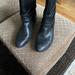 Anthropologie Shoes | Anthropologie Latigo Pogo Black Suede And Leather Boots, Size 9.5 | Color: Black | Size: 9.5